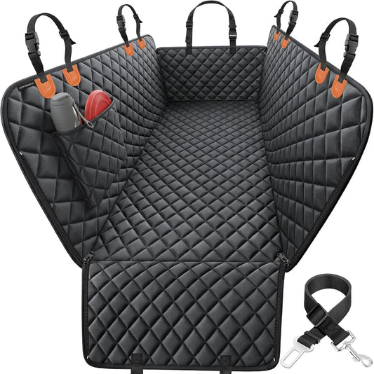 Dog Car Seat Cover for Back Seat, Waterproof Hammock for Car & SUV