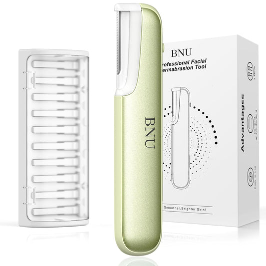 Dermaplane Razor for Women Face Razor Facial Hair Removal Green